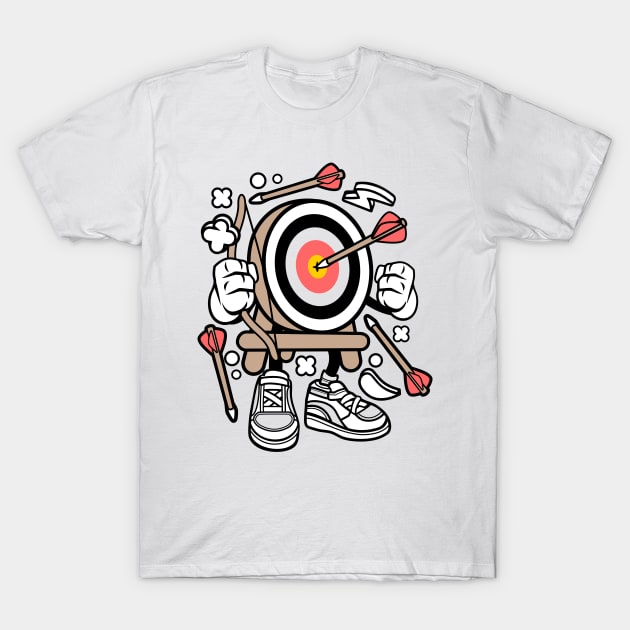 Archery Target T-Shirt by Eoli Studio